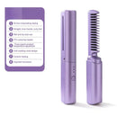 Pente Glam Wave Sem Fio | Seu Cabelo Liso e Brilhante em Minutos