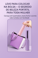 Pente Glam Wave Sem Fio | Seu Cabelo Liso e Brilhante em Minutos