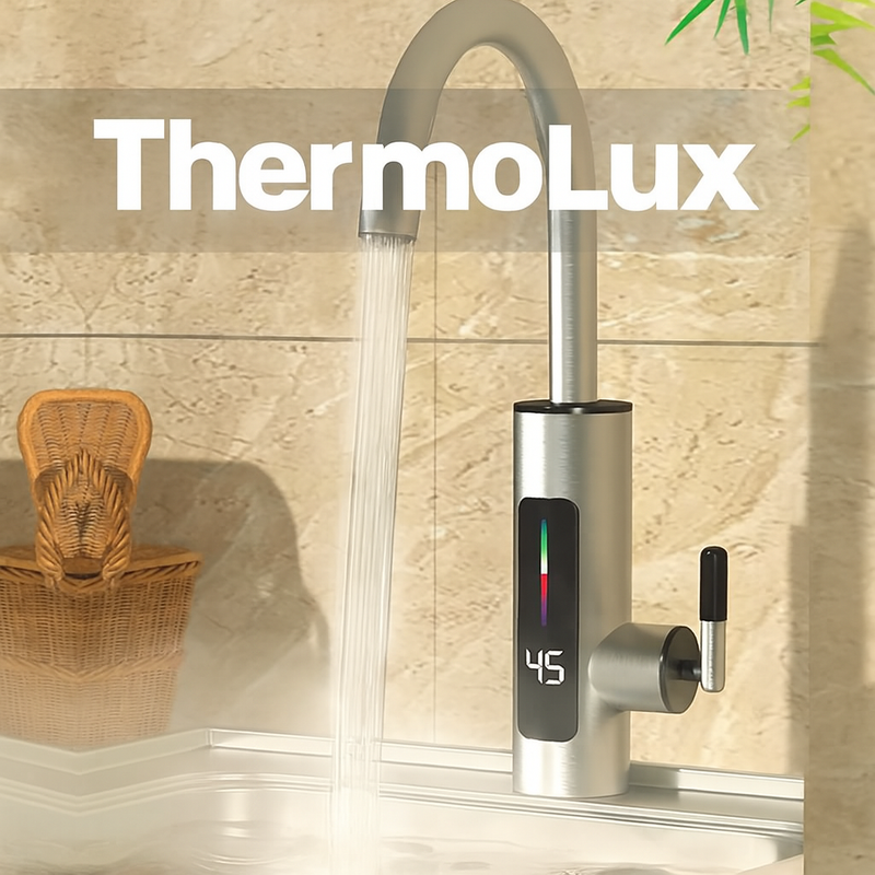 Torneira ThermoLux | Água Quente com Estilo e Controle
